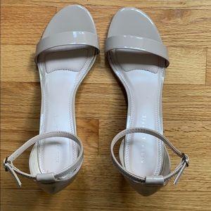 Kelly and Katie Nude Wedge Sandal